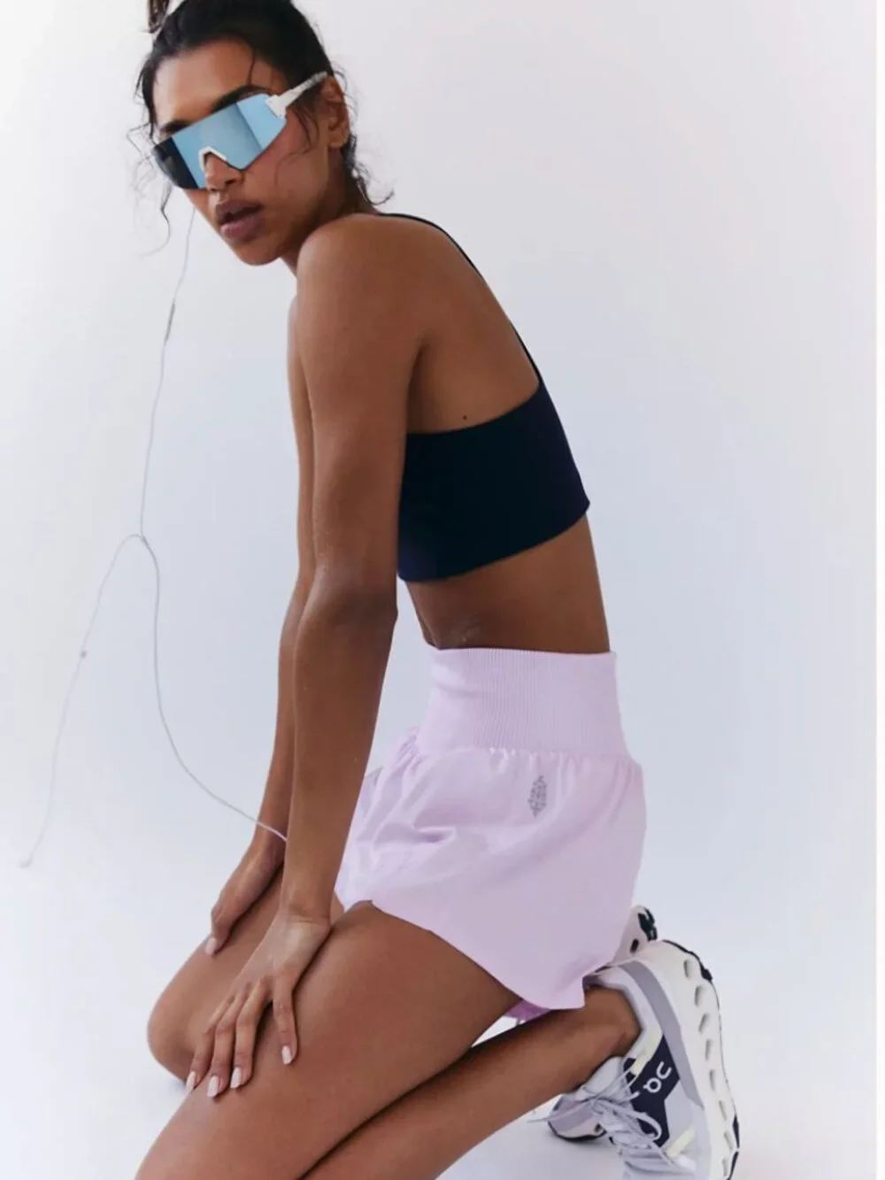 Free People Movement Women's Carpe Diem Shorts In Powder Pink-XL  NWOT